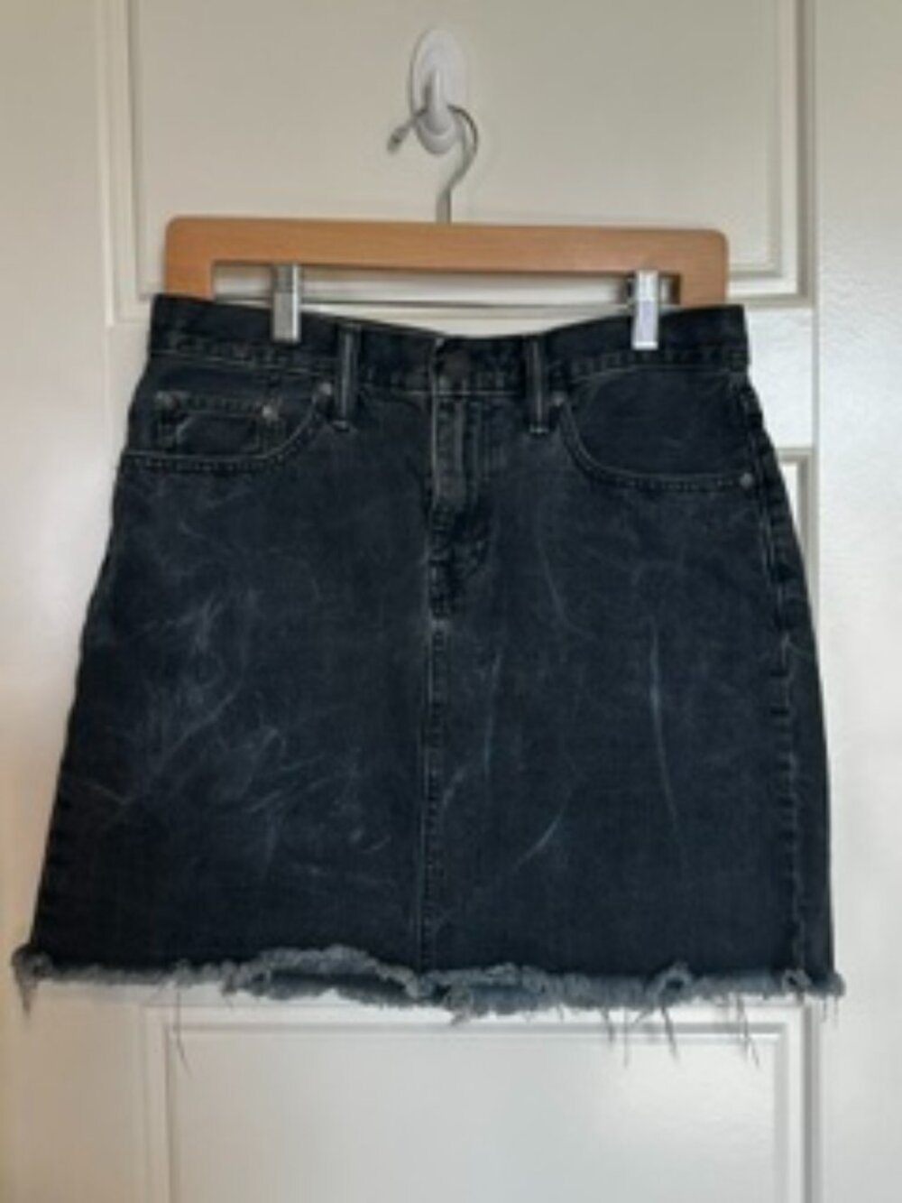 Levi's Distressed Jean Skirt